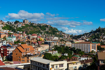 Fototapeta na wymiar Madagascar, Antananarivo. View of the city.