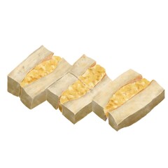 昔ながらの厚焼き卵サンドイッチ