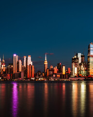 Obraz premium city skyline at night