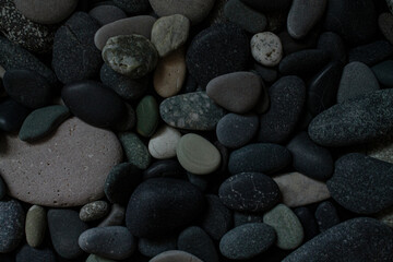 Fototapeta na wymiar pebbles and stones 
