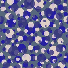 Abstract seamless pattern with colorful balls.Illustration of overlapping colorful dots pattern for background abstract.Polka dots ornament.Good for invitation,poster,card,flyer,banner,textile,fabric