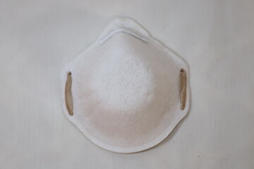 white construction mask