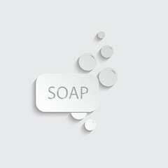 Paper Soap  icon - vector icon