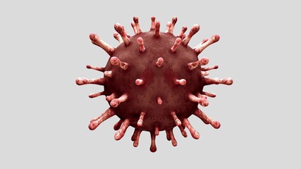 3D illustration. Coronavirus 2019 nCov. Asian flu outbreak Covid 19 influenza