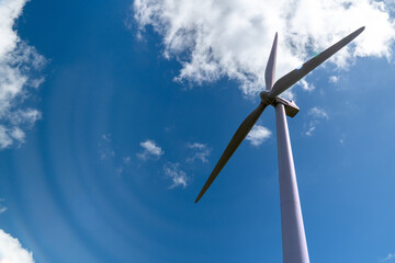 Single Wind Turbine from Below