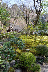 寂光院　境内　京都市大原
