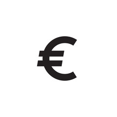 euro icon symbol sign vector