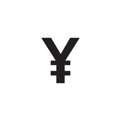 yen icon symbol sign vector