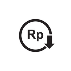 cost reduction icon symbol sign vector