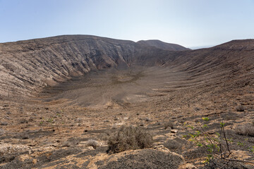 Wide Angle Shot Of Caldera Blanca