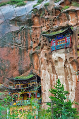 Thousand-Buddha Cave, Mati Temple Scenic Area, Zhangye, Gansu Province, China