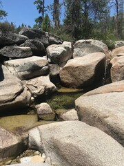 rocks in the mountains