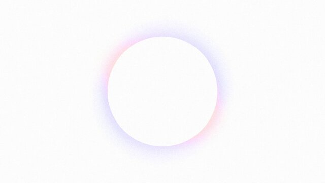 round gradient sphere aura shine with intense neon  fluorescent color moon sun