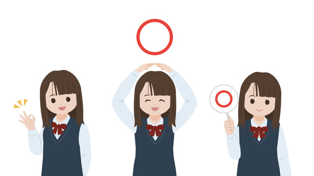 オッケーポーズ Images Browse 95 Stock Photos Vectors And Video Adobe Stock