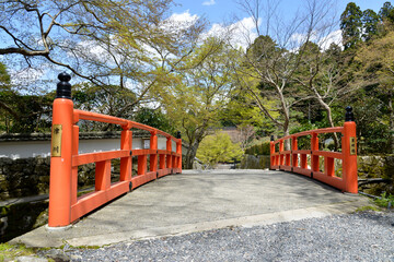 勝林院参道　律川の未明橋　京都市大原