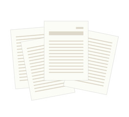 散らばった書類のイメージ