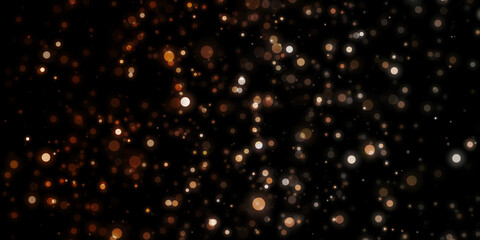 Bokeh Abstract shiny light and glitter with de focused. Glitter light background, Gold, White, Blue...