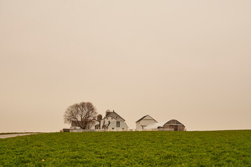 A Pennsylvania farm after harvest and before the snow starts sticking