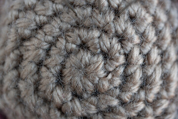 Textura tejido hilos circular