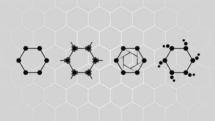 Graphene signs and symbols for graphene-based materials | Clean and green energy sourced from graphite for use in new technology
