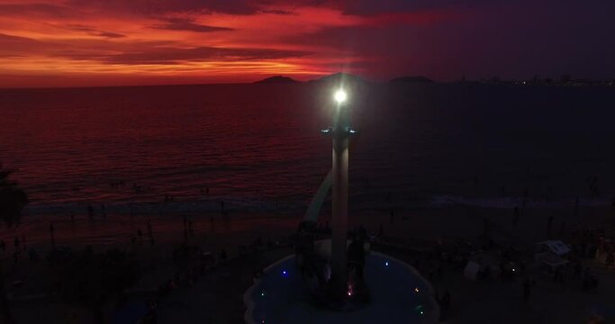 Mazatlan Sinaloa de Noche y con Atardeceres