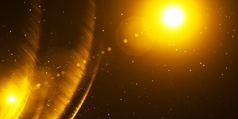 Light optical lens explosion effect. Sun light ray lens flare, colorful flare light beam explosion...