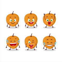 Cartoon character of lulo fruit with smile expression
