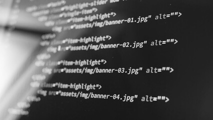 html web design code for developers and designers.	