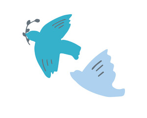 北欧風の鳥　Scandinavian bird