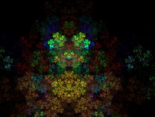 Imaginatory fractal background Image