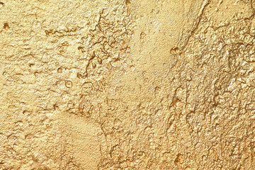 Texture of gold wall, background