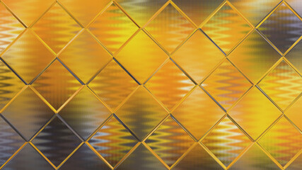 Orange and Grey Geometric Square Background Image