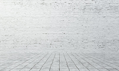 empty white interior