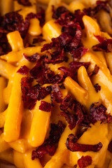 French fries. Fried potatoes. Deep-fried potatoes.