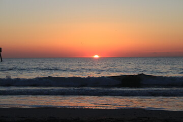 Sunrise at the beach 