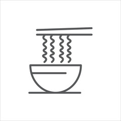Food court icon outline food court vector icon.