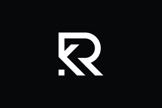 letter RK strong bold sport logo vector, bold strong letter RK logo design,  best new letter RK logo, R logo Stock Vector | Adobe Stock