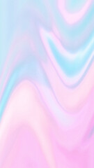 abstract pastel pink and blue holo holographic waves vertical background design