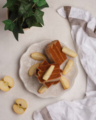 Sweets for tea and coffee. Marshmallows and marmalade