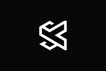 SK logo letter design on luxury background. KS logo monogram initials letter concept. SK icon logo design. KS elegant and Professional letter icon design on black background. K S SK KS