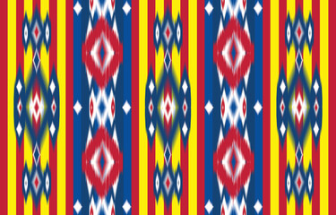 abstract fabric ikat pattern