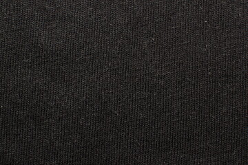 Fototapeta na wymiar cotton texture material backdrop black fabric macro band background closeup