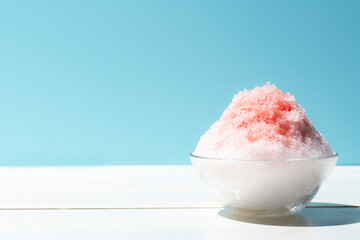 ふわふわのカキ氷