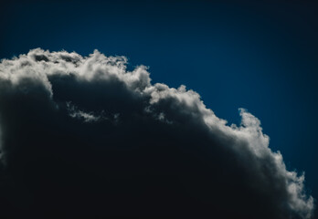 Obraz na płótnie Canvas Sky with Silver Lining Clouds
