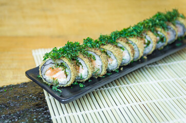 Perfect sushi, traditional Japanese cuisine.i