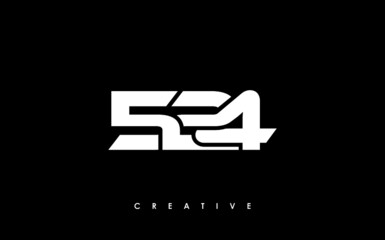524 Letter Initial Logo Design Template Vector Illustration