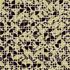 Abstract Geometric Pattern generative computational art illustration
