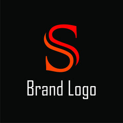 red and orange letter S logo