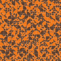 Abstract Geometric Pattern generative computational art illustration