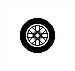 wheel of the car. bitmap illustration